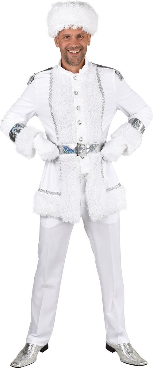 Eskimo Kostuum | Sneeuwwitte Russische Igor Man | Medium | Carnaval kostuum | Verkleedkleding